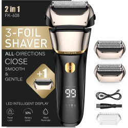 Shavers for Men with 2 Shaving Heads